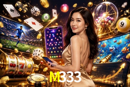 Página principal de M333 Casino con juegos en vivo y tragamonedas para México